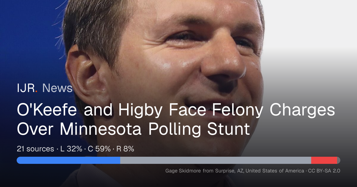 Minnesota Charges O'Keefe, Higby With Election Offenses — IJR News