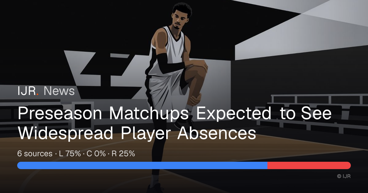 Preseason Matchups Expected to See Widespread Player Absences — IJR News