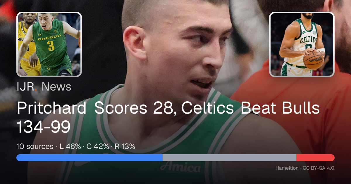 Pritchard Scores 28, Celtics Beat Bulls 134-99 — IJR News