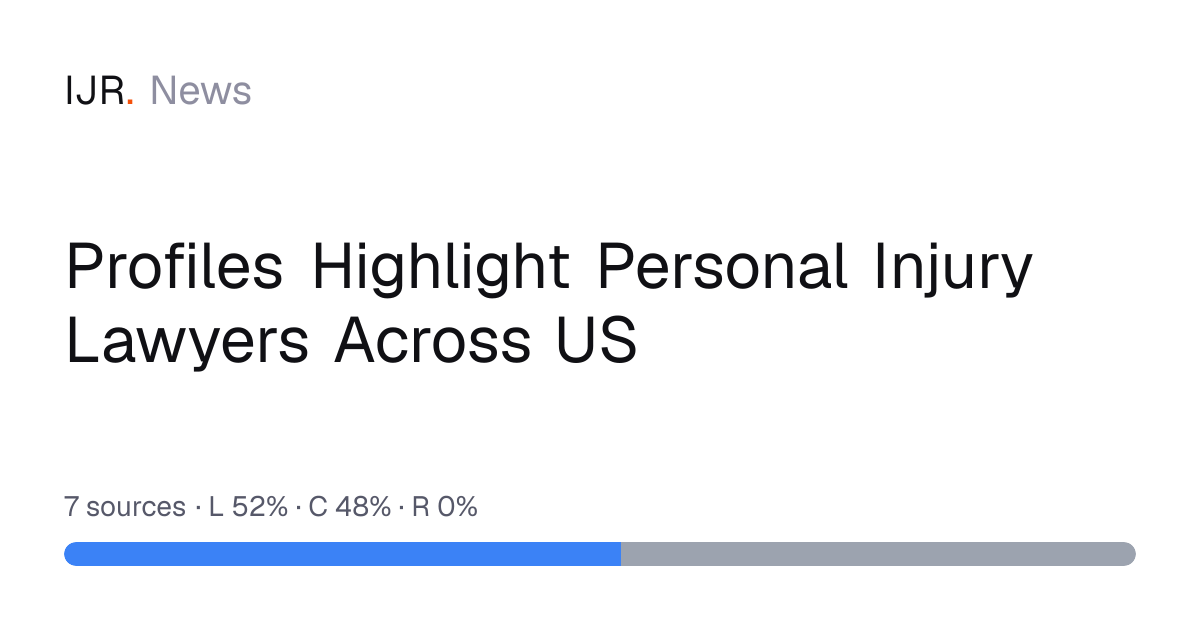 Profiles Highlight Personal Injury Lawyers Across US — IJR News