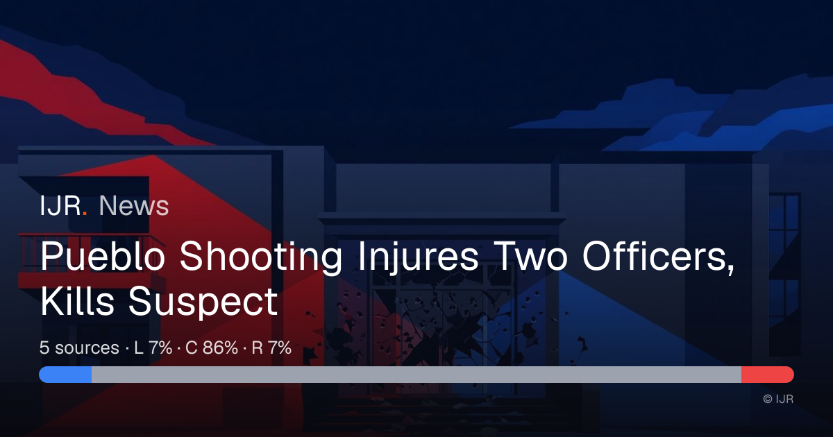 Pueblo Shooting Injures Two Officers, Kills Suspect — IJR News
