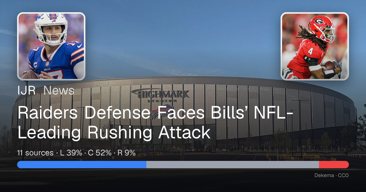 Raiders Defense Faces Bills’ NFL-Leading Rushing Attack — IJR News
