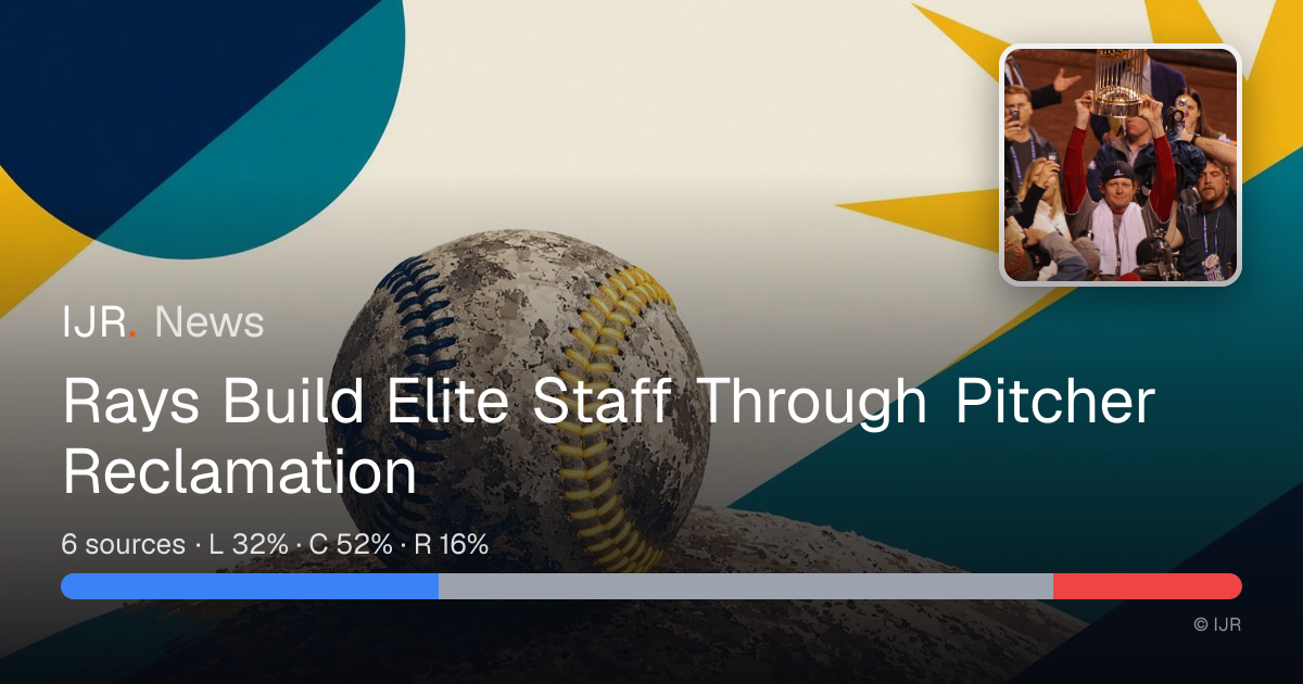 Rays Build Elite Staff Through Pitcher Reclamation — IJR News