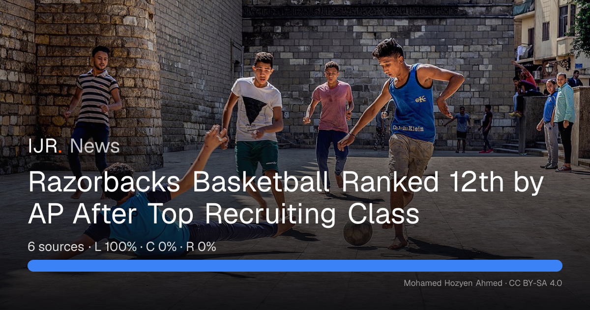 Razorbacks Basketball Ranked 12th by AP After Top Recruiting Class ...