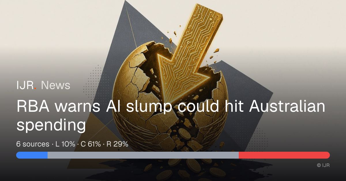 RBA warns AI slump could hit Australian spending — IJR News