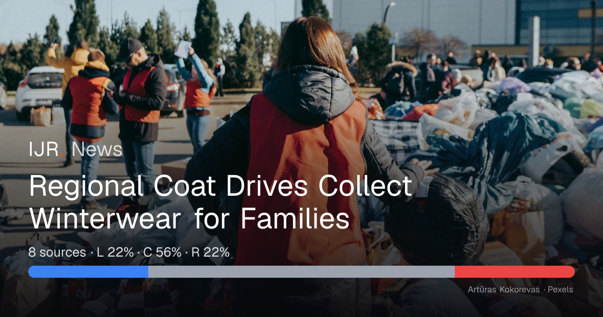 Regional Coat Drives Collect Winterwear for Families — IJR News