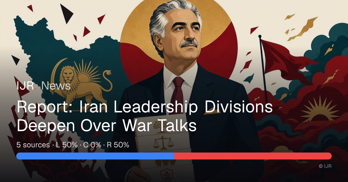 IJR News story with source-bias breakdown