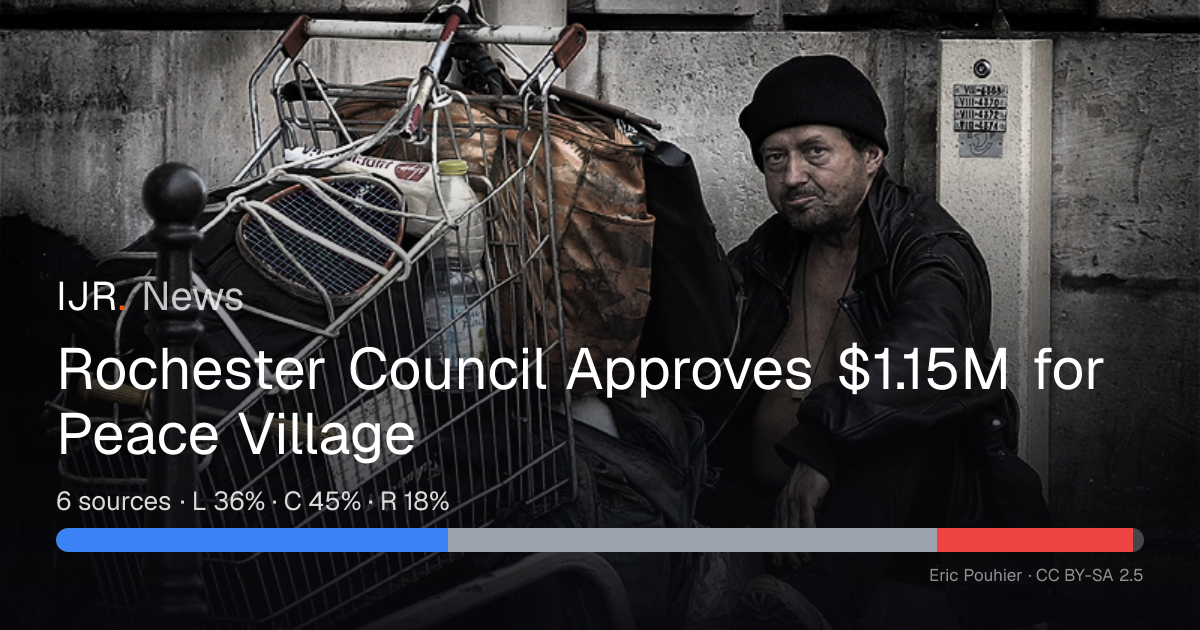 Rochester Council Approves $1.15M for Peace Village — IJR News