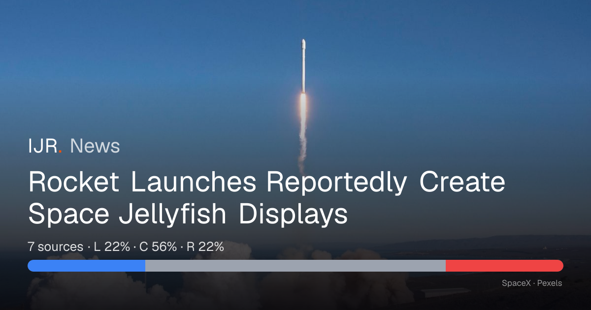Rocket Launches Reportedly Create Space Jellyfish Displays — IJR News