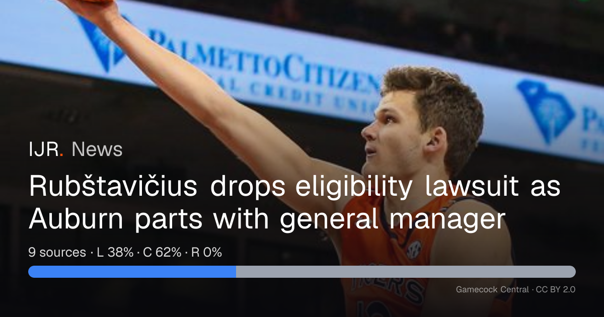 Rubštavičius drops eligibility lawsuit as Auburn parts with general ...