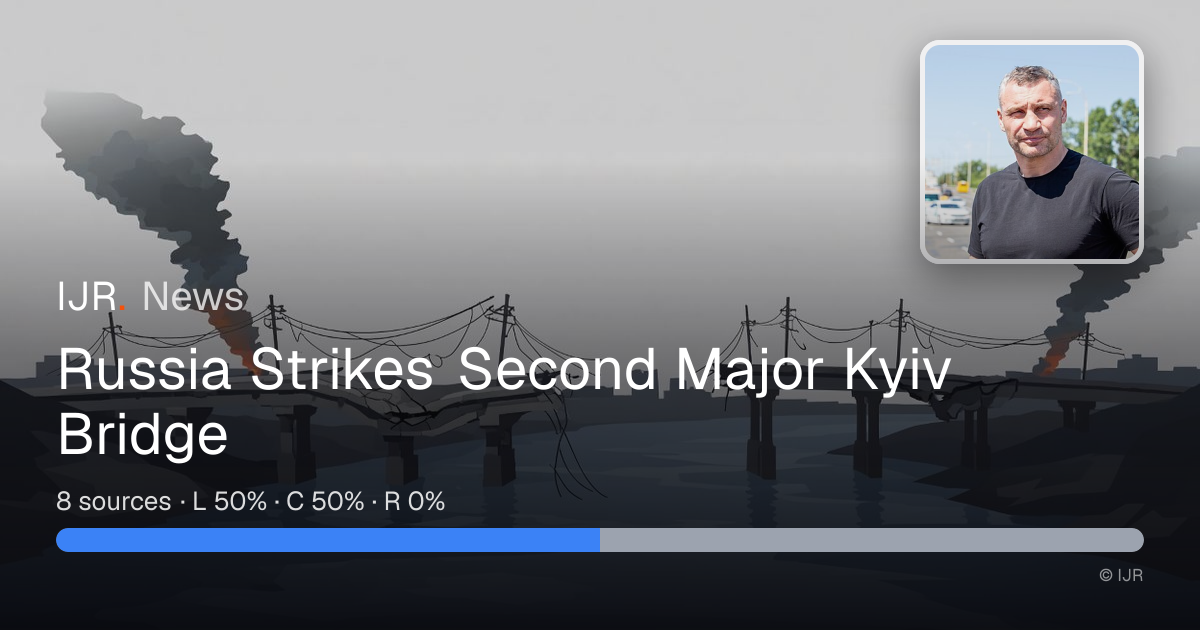 Russia Strikes Second Major Kyiv Bridge — IJR News