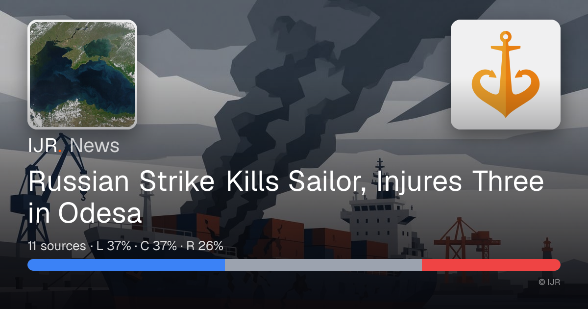 Russian Strike Kills Sailor, Injures Three in Odesa — IJR News