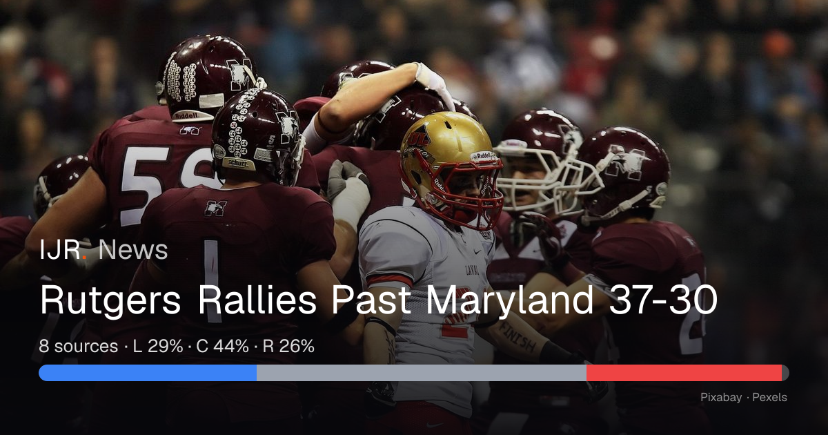 Rutgers Rallies Past Maryland 37-30 — IJR News
