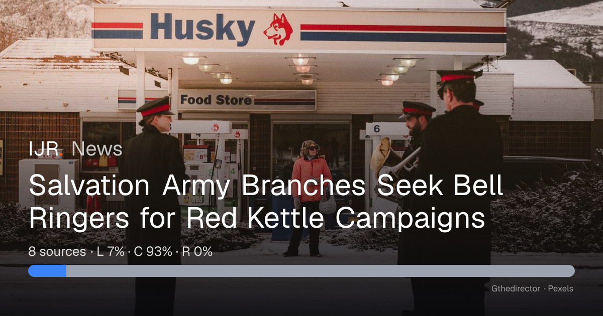 Salvation Army Branches Seek Bell Ringers for Red Kettle Campaigns ...