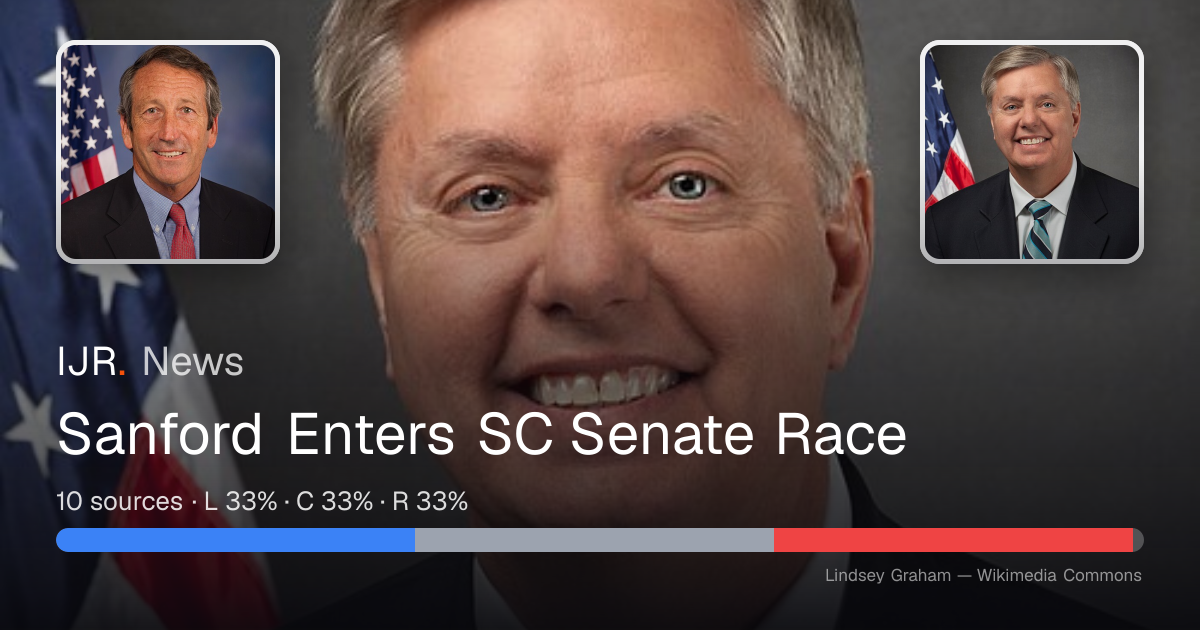 Sanford Enters SC Senate Race — IJR News
