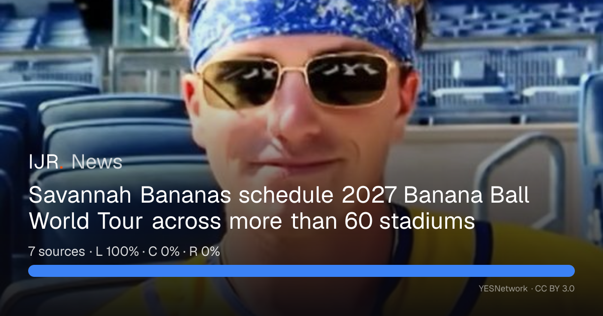Savannah Bananas plan 79-stadium global tour — IJR News