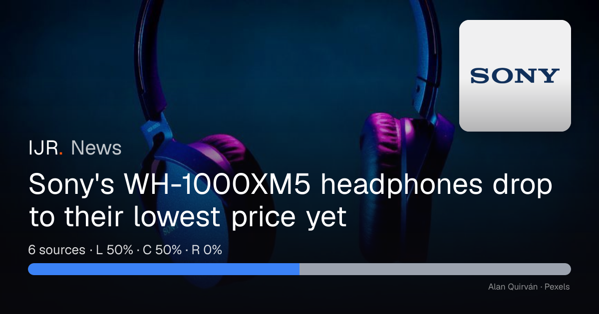 Sony's WH-1000XM5 headphones drop to their lowest price yet — IJR News