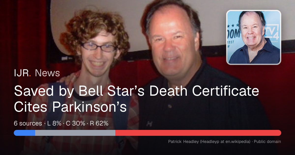 Saved by Bell Star’s Death Certificate Cites Parkinson’s — IJR News