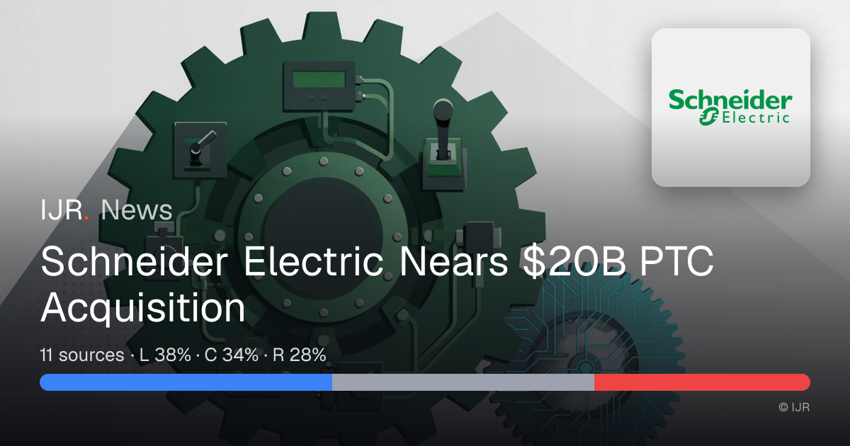 Schneider Electric Nears $20B PTC Acquisition — IJR News