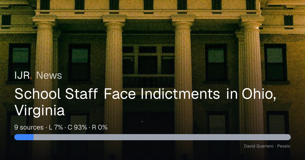 School Staff Face Indictments in Ohio, Virginia — IJR News