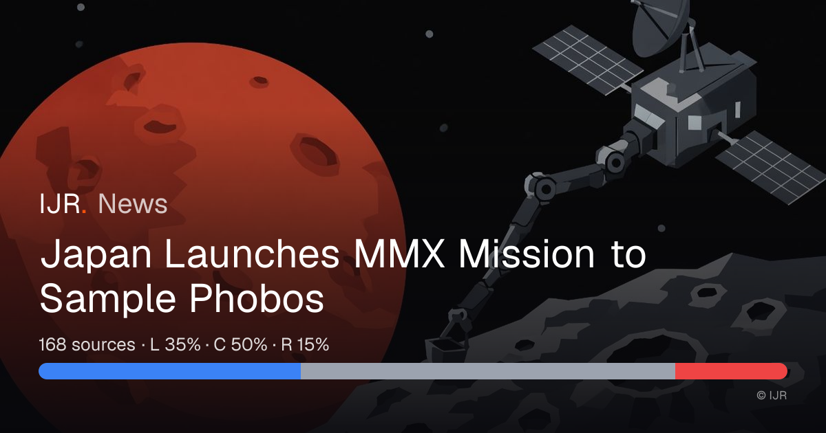 Japan-Led MMX Mission to Return Phobos Samples — IJR News