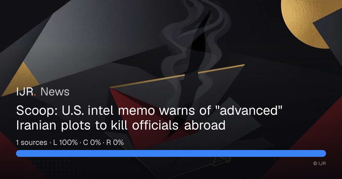 Scoop: U.S. intel memo warns of 