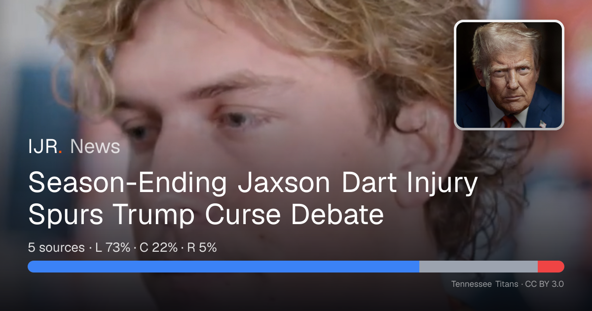 Season-Ending Jaxson Dart Injury Spurs Trump Curse Debate — IJR News