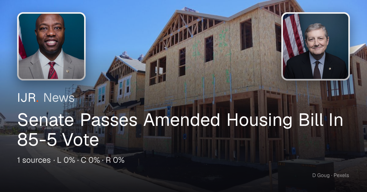Senate Passes Major Housing Bill As Citizens Continue To Miss Out On ...