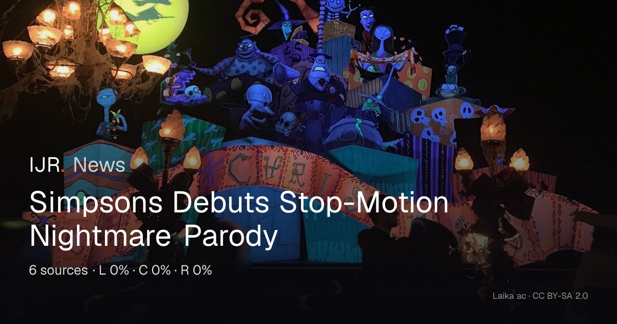 Simpsons Debuts Stop-Motion Nightmare Parody — IJR News