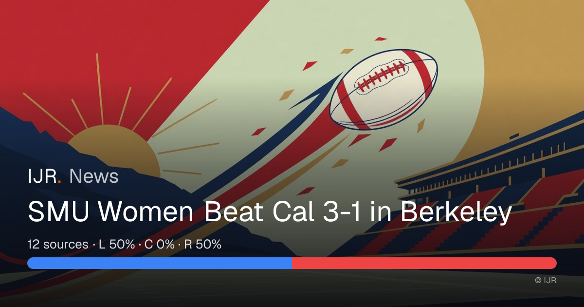 SMU Women Beat Cal 3-1 in Berkeley — IJR News