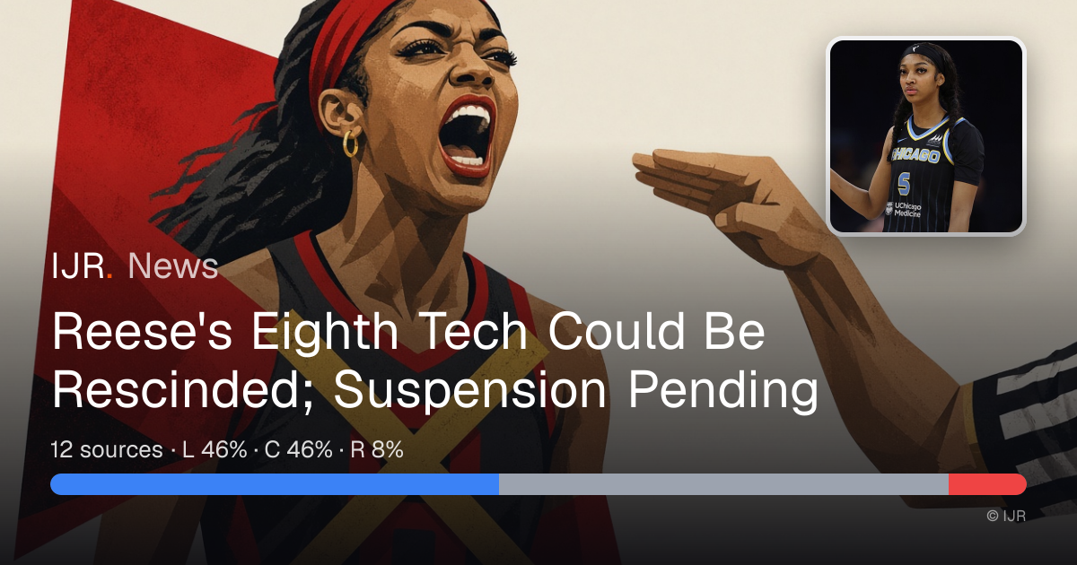 Reese's Eighth Tech Could Be Rescinded; Suspension Pending — IJR News