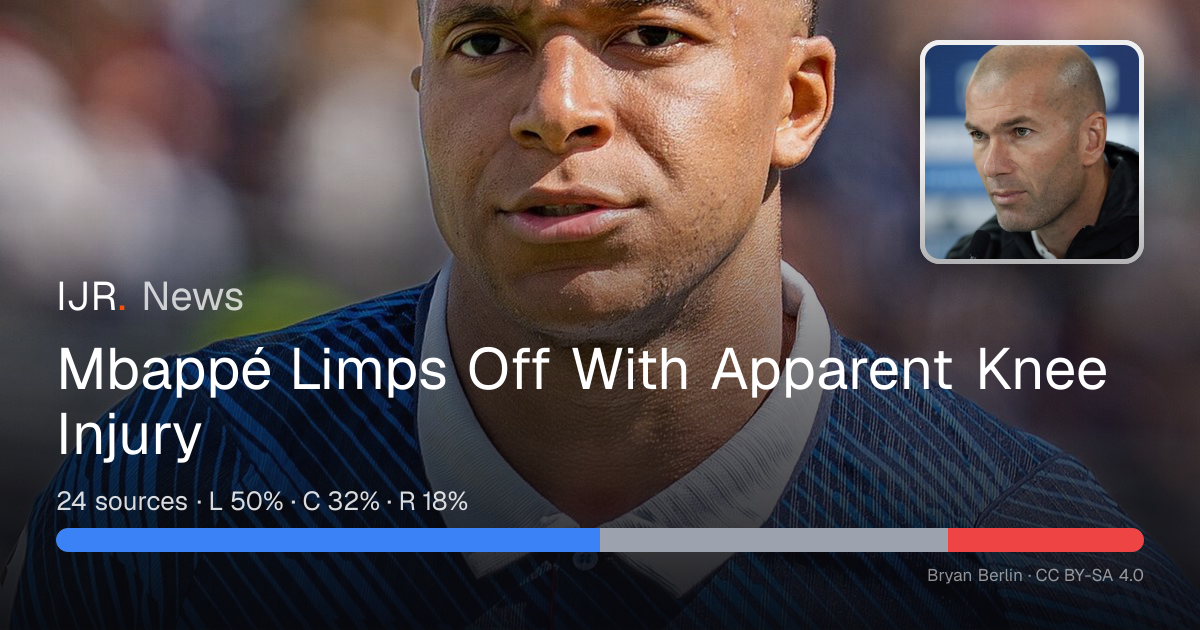 Mbappé Limps Off With Apparent Knee Injury — IJR News