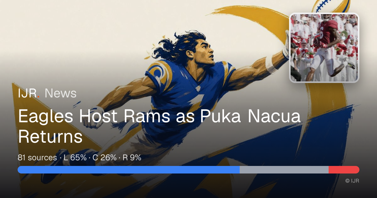 Eagles Host Rams as Puka Nacua Returns — IJR News