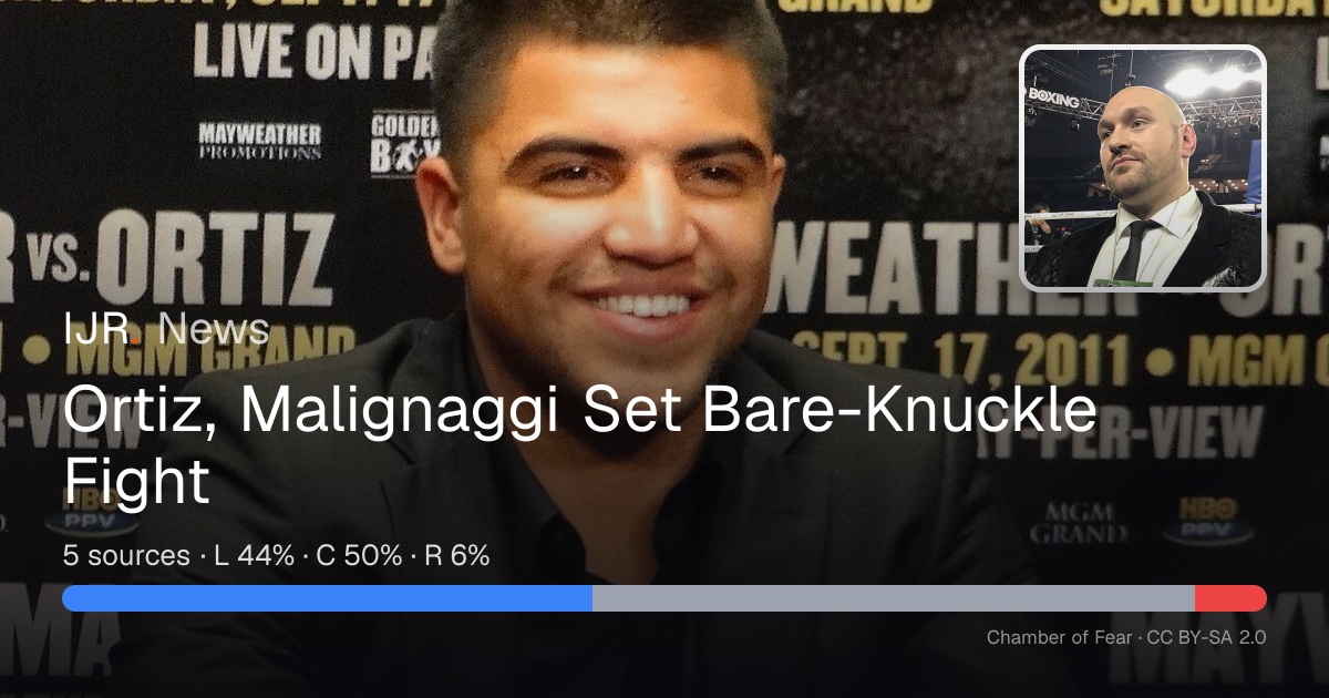 Ortiz, Malignaggi Set Bare-Knuckle Fight — IJR News