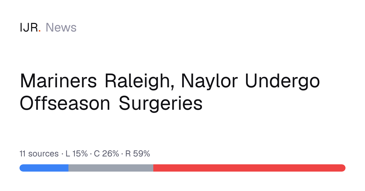 Mariners Raleigh, Naylor Recover From Offseason Surgeries in Time for ...