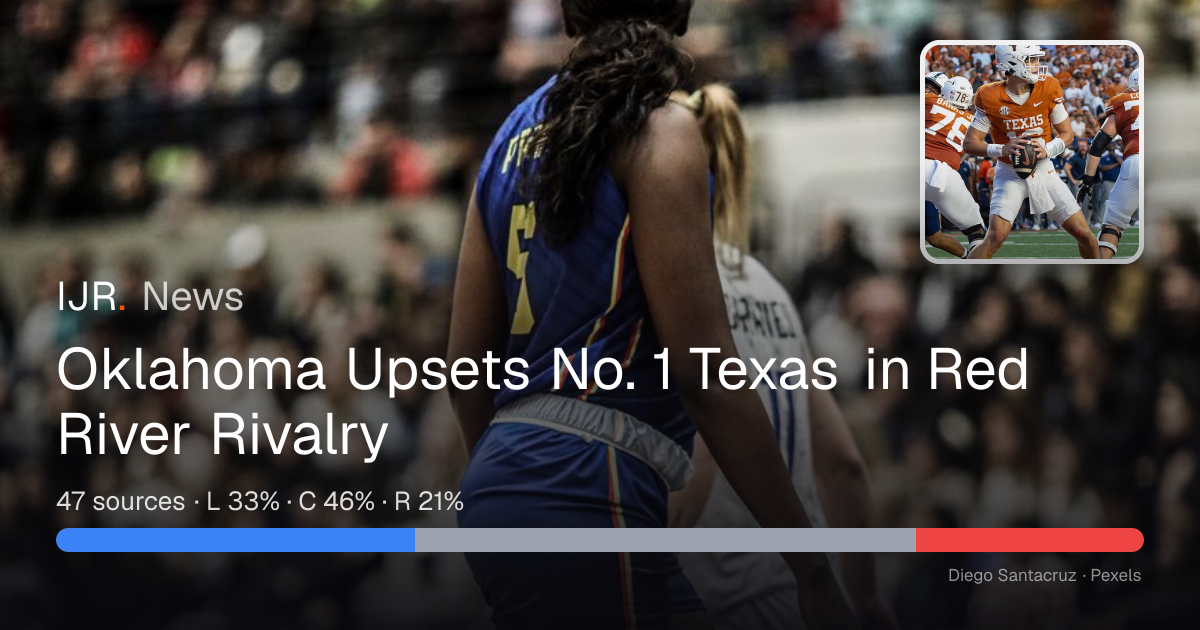 Oklahoma Upsets No. 1 Texas in Red River Rivalry — IJR News