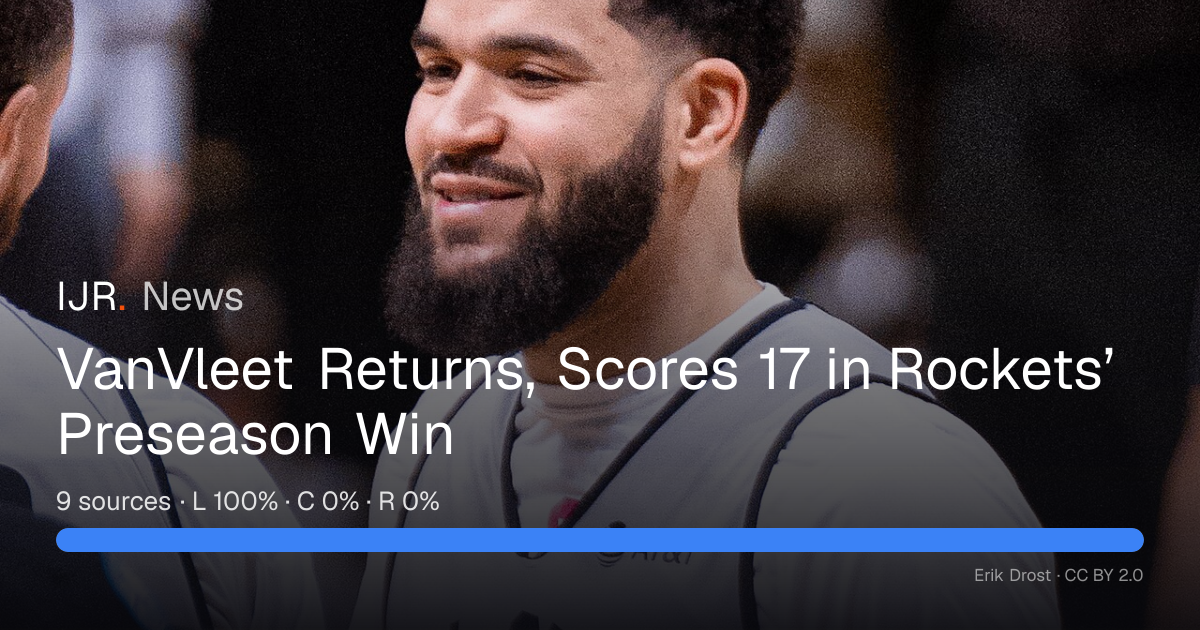 VanVleet Returns, Scores 17 in Rockets’ Preseason Win — IJR News