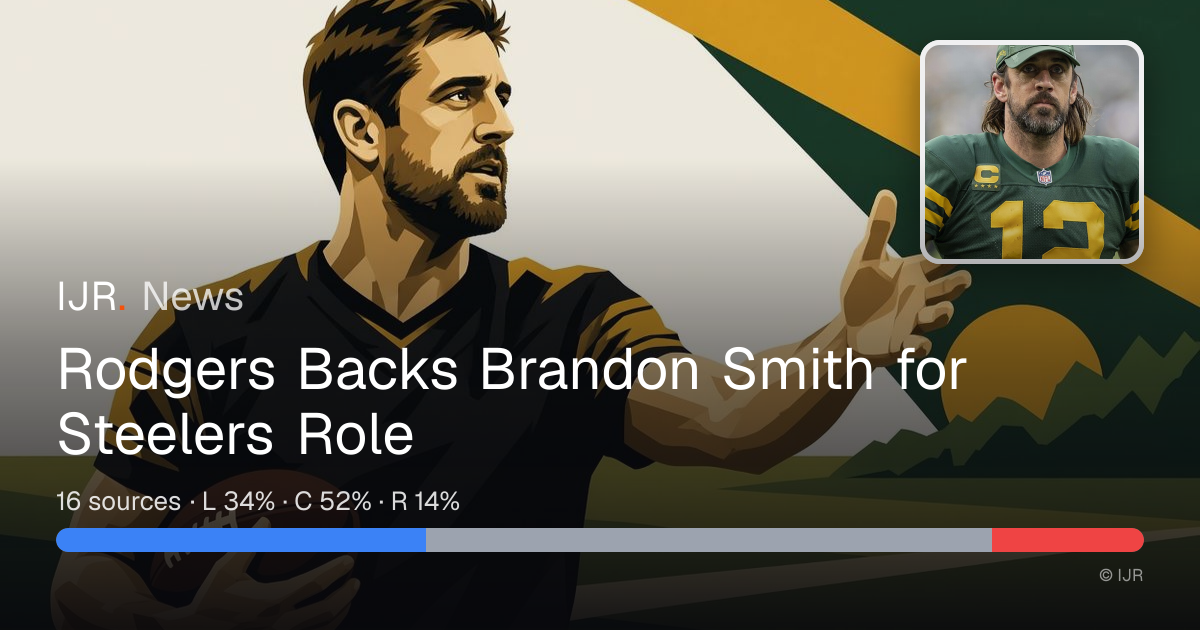 Rodgers Backs Brandon Smith for Steelers Role — IJR News