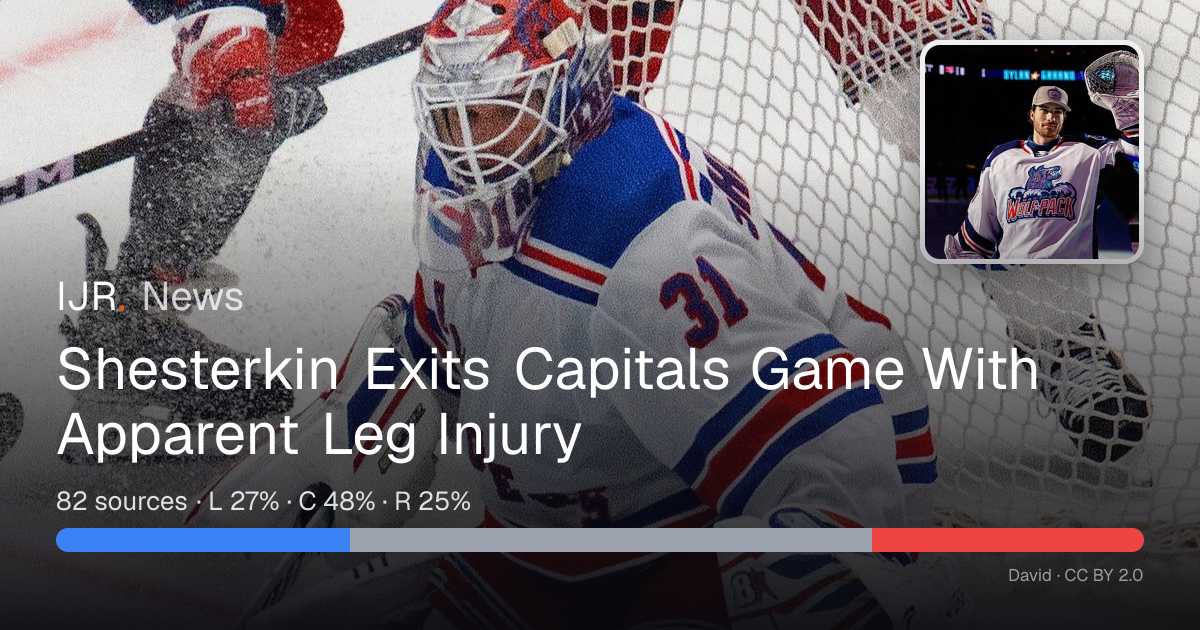 Shesterkin Exits Capitals Game With Apparent Leg Injury — IJR News