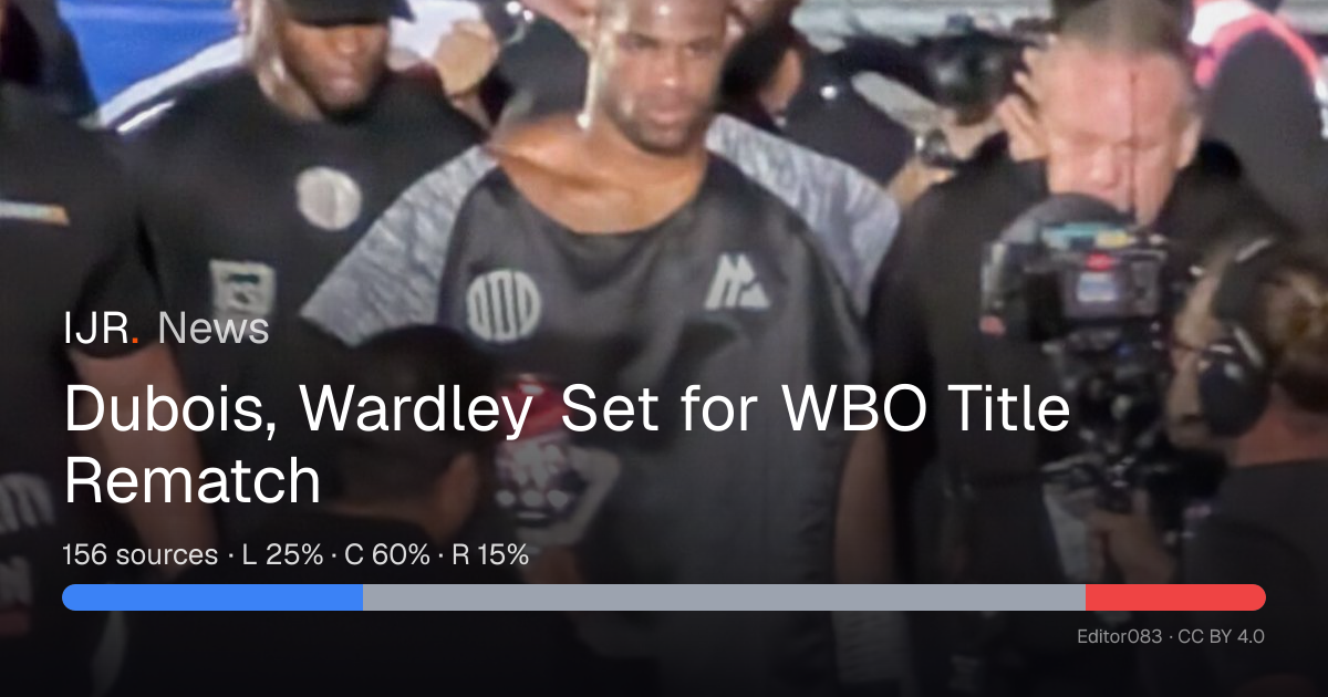 Dubois, Wardley Set for WBO Title Rematch — IJR News