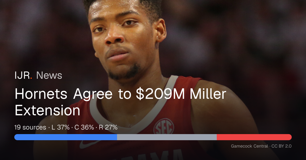 Hornets Agree to $209M Miller Extension — IJR News