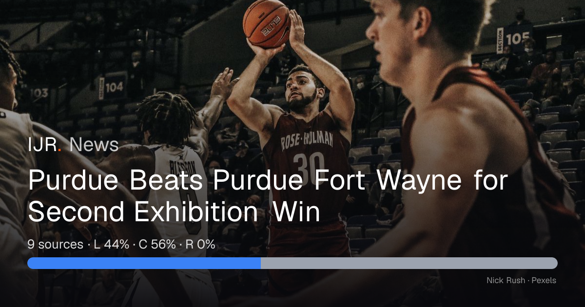 Purdue Beats Purdue Fort Wayne for Second Exhibition Win — IJR News