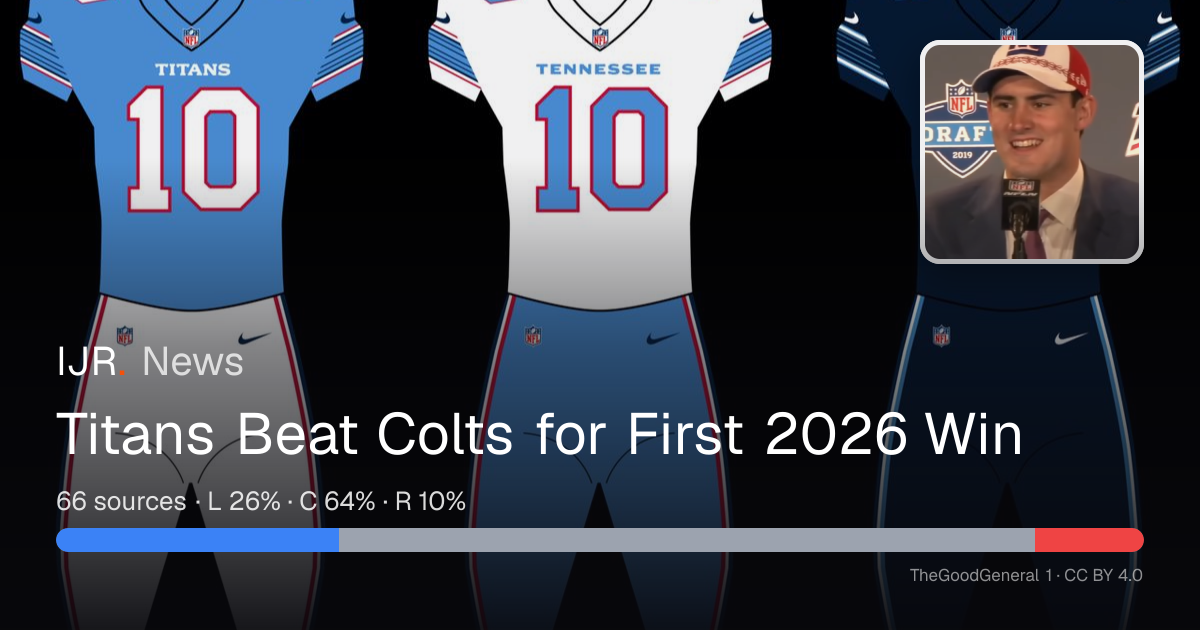 Titans Beat Colts for First 2026 Win — IJR News