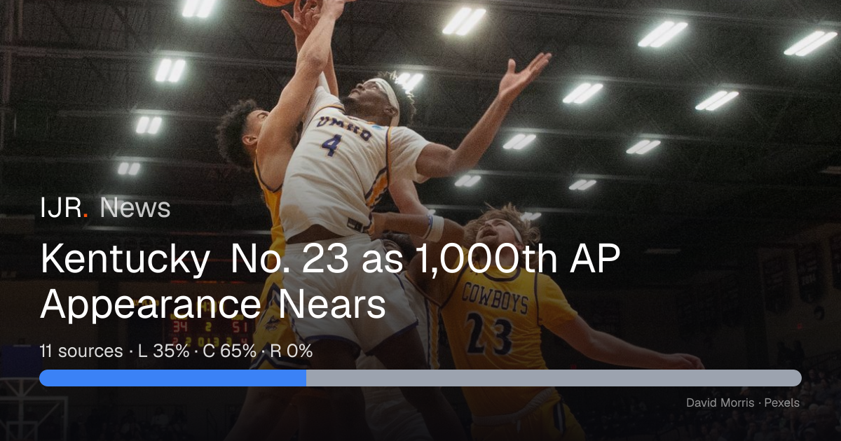Kentucky No. 23 as 1,000th AP Appearance Nears — IJR News