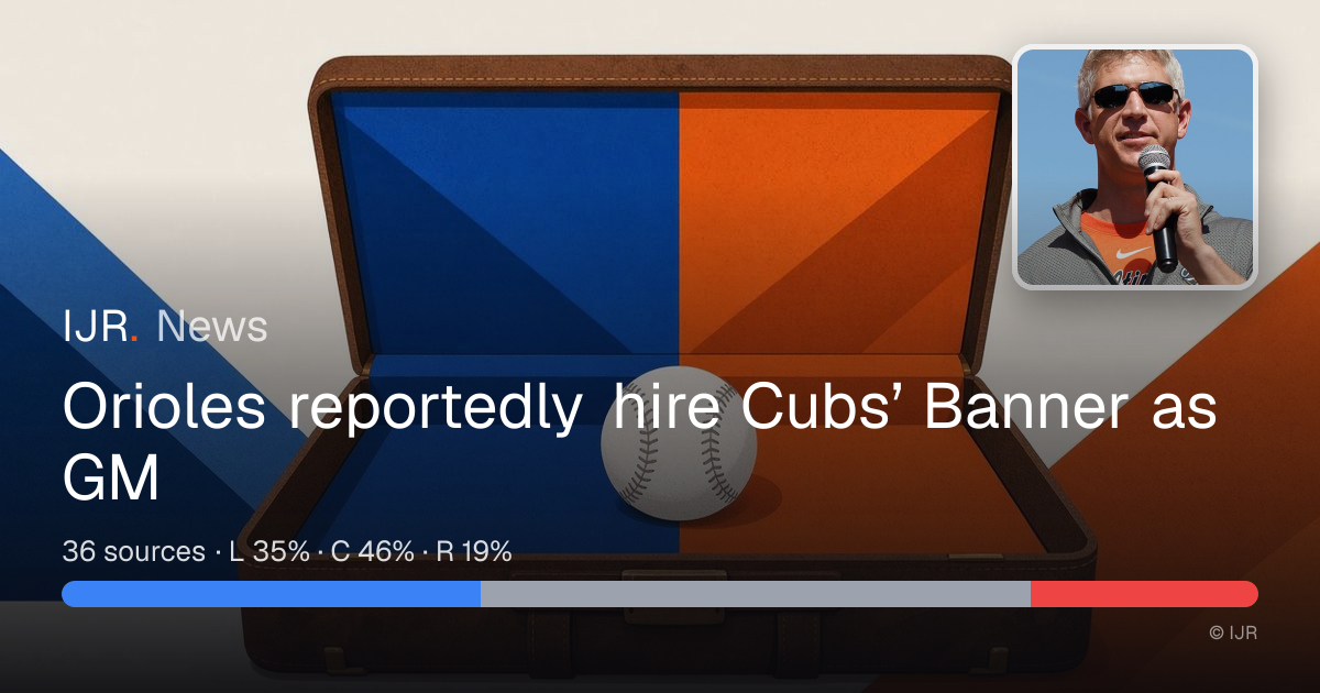 Orioles reportedly hire Cubs’ Banner as GM — IJR News