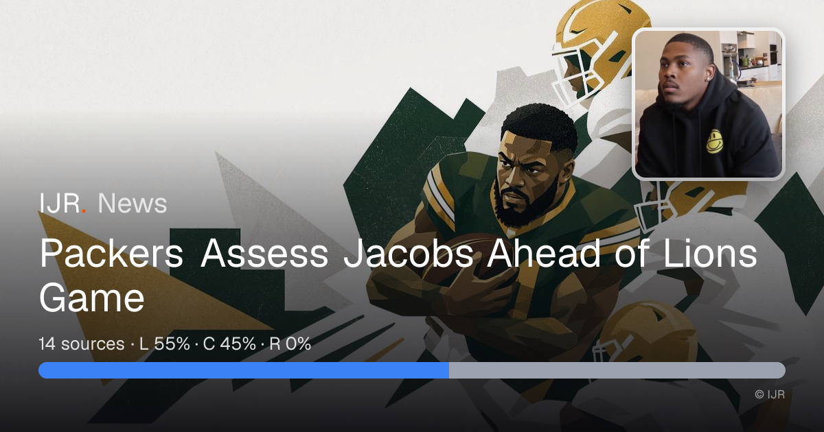 Packers Assess Jacobs Ahead of Lions Game — IJR News