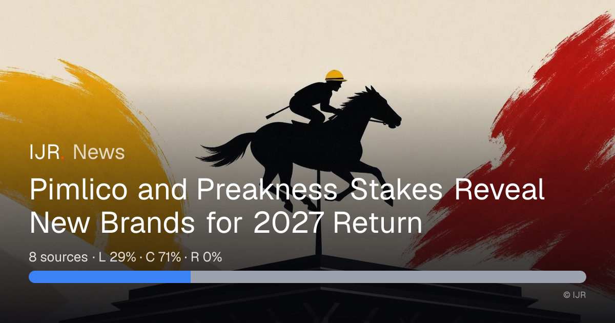Pimlico and Preakness Stakes Reveal New Brands for 2027 Return — IJR News