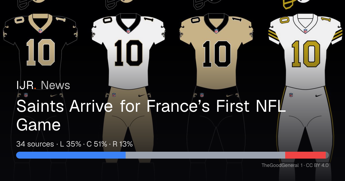 Saints Arrive for France’s First NFL Game — IJR News