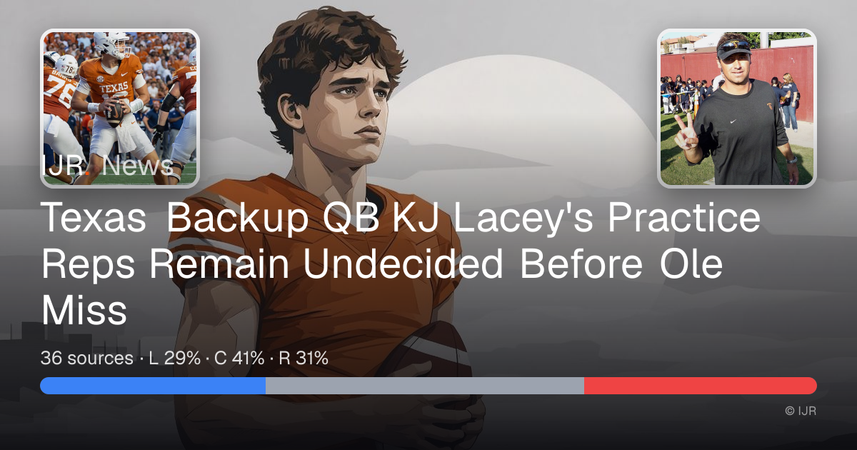 Texas Backup QB KJ Lacey's Practice Reps Remain Undecided Before Ole ...