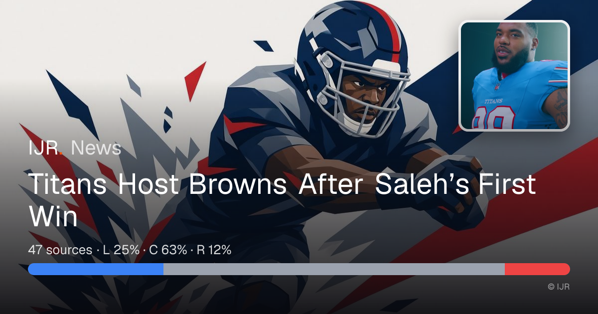 Titans Host Browns After Saleh’s First Win — IJR News